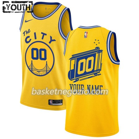 Canotte Bambino Golden State Warriors Personalizzate 2019-20 Nike Hardwood Classics Swingman